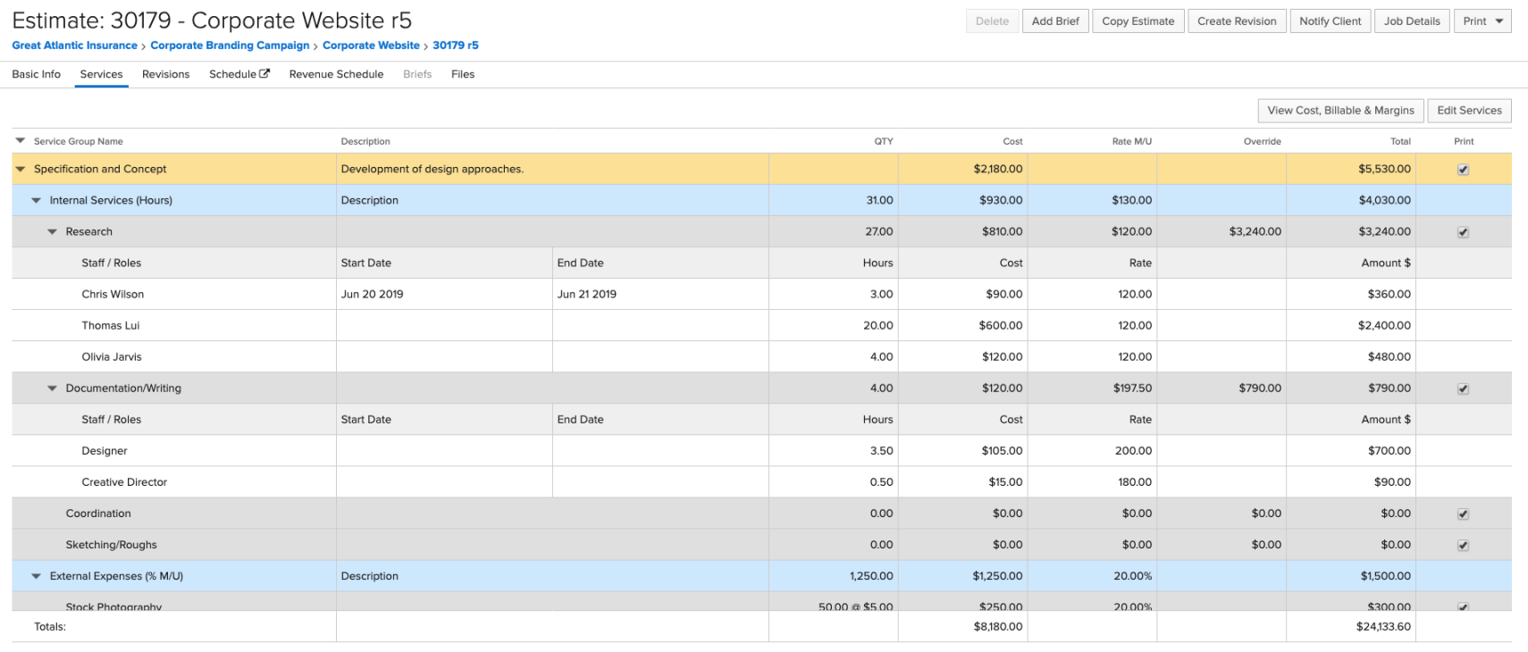 How to Create and Manage Rate Cards at your Creative Agency