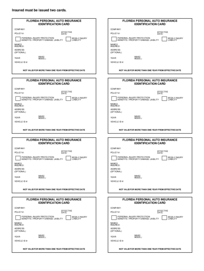 Insurance card template: Fill out & sign online  DocHub