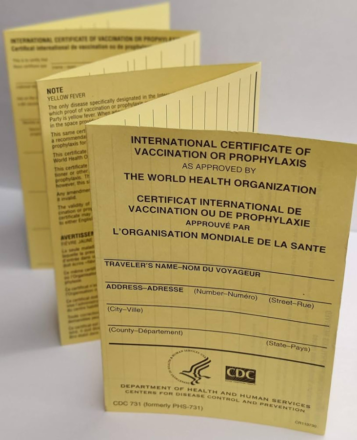 International Certificate of Vaccination or Prophylaxis