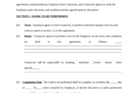 Laundry Service Agreement Template