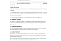 Intellectual Property License Agreement Template