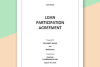 Profit Participation Loan Agreement Template