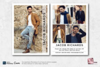 Complimentary Model Composite Card Template