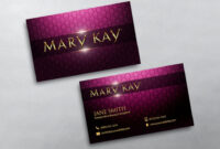 Free Mary Kay Business Card Templates In A Formal Style