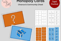 Monopoly Chance Card Template: A Customizable Tool For Game Enhancement