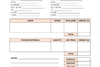 Free Moving Company Invoice Template: A Professional Tool For Efficient Billing