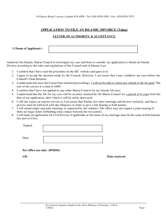 Muslim divorce papers pdf download: Fill out & sign online  DocHub