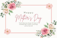 Elegant Mother’s Day Card Templates: Timeless Designs For Heartfelt Sentiments