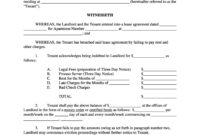 Notarized Payment Agreement Template