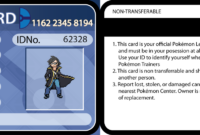 Template For A Pokémon Trainer Card