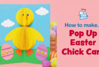 Easter Chick Card Template: A Festive Design For Spring Celebrations