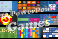 Engaging Educational Games: A PowerPoint Template Collection