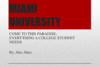 University Of Miami: A PowerPoint Template For Academic And Professional Presentations