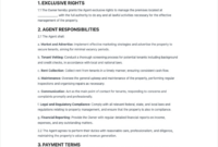 Free Commercial Property Management Agreement Template