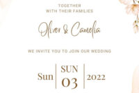 Elegant Templates For Formal Wedding Invitations