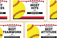 Softball Certificate Templates: Professional Designs For Outstanding Achievements