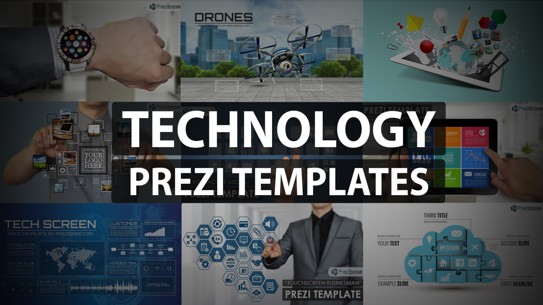 Technology Prezi Templates Collection  Prezibase