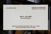 Corporate Business Card Template: Paul Allen Design