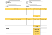 Towing Service Invoice Template