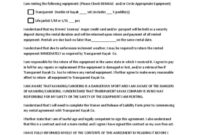 Kayak Rental Agreement Template