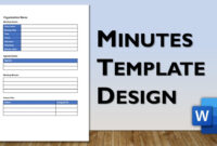 Meeting Minutes Template For Microsoft Word