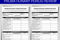 Probation Meeting Agenda Template