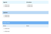 Meeting Minutes Template