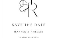 Save The Date Templates For Formal Meetings