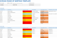 Scrum Meeting Agenda Template