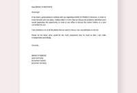 Formal Business Meeting Request Template